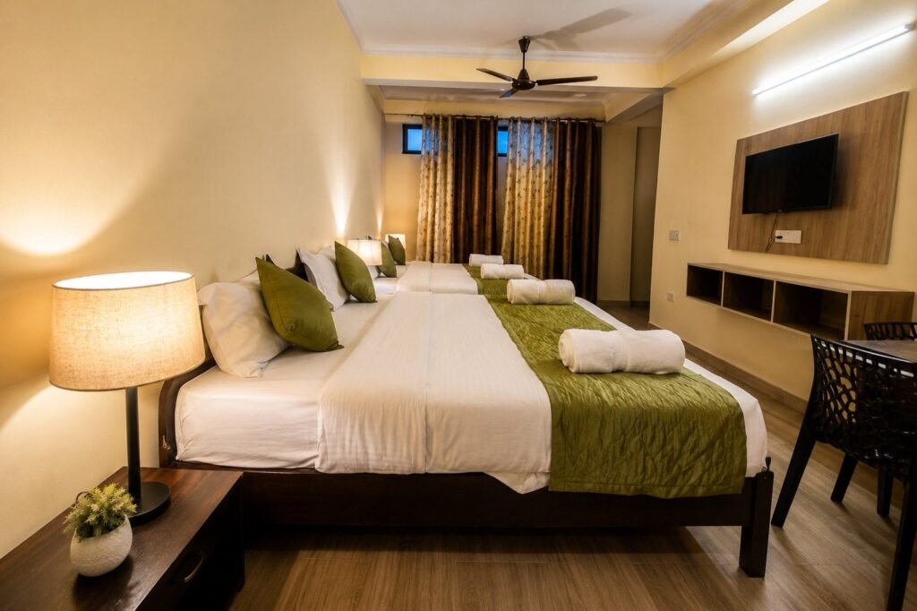 Deluxe room at Gange Hills by Around Stays