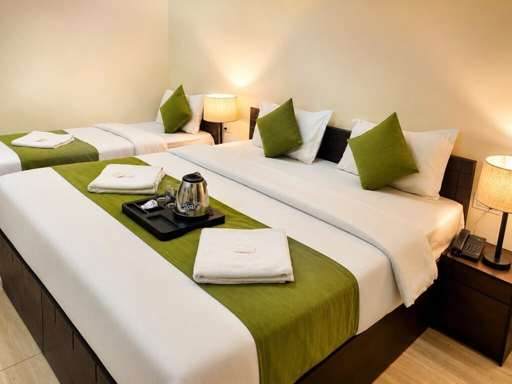 Deluxe room at Hotel Foothill by Around Stays